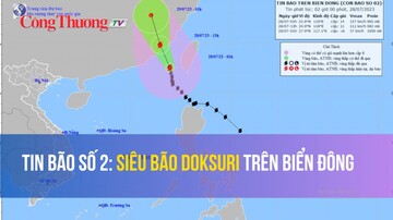 Tin bão số 2: Siêu bão Doksuri trên Biển Đông