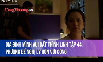 Sau khi sảy thai và thấy sự thay đổi của Công, Phương đã đề nghị ly hôn với chồng