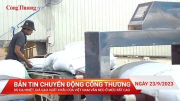 Dù hạ nhiệt, giá gạo xuất khẩu của Việt Nam vẫn neo ở mức rất cao