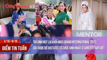 Thí sinh rút lui khỏi Miss Grand International 2023, Cici được bố JustaTee tổ chức sinh nhật ở Concert Rap Việt