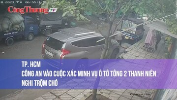 Công an vào cuộc xác minh vụ ô tô tông 2 thanh niên nghi trộm chó