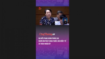 Đại biểu Phạm Khánh Phong Lan: Người dân phải tự mua thuốc, bảo hiểm y tế có trách nhiệm gì?