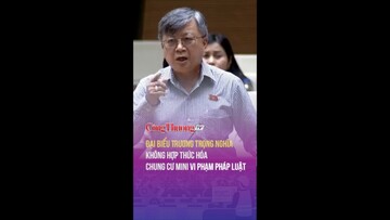 Đại biểu Trương Trọng Nghĩa Không hợp thức hóa chung cư mini vi phạm pháp luật
