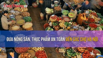 Đưa nông sản, thực phẩm an toàn đến các chợ Hà Nội