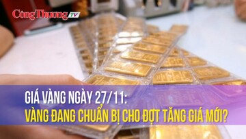 Giá vàng ngày 27/11: Vàng đang chuẩn bị cho đợt tăng giá mới?