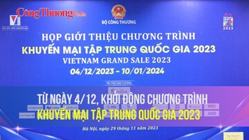 Từ ngày 4/12, khởi động Chương trình Khuyến mại tập trung quốc gia 2023
