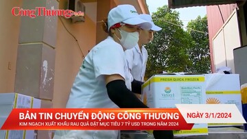 Kim ngạch xuất khẩu rau quả đặt mục tiêu 7 tỷ USD trong năm 2024