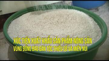 Xúc tiến xuất khẩu sản phẩm nông sản vùng đồng bào dân tộc thiểu số và miền núi