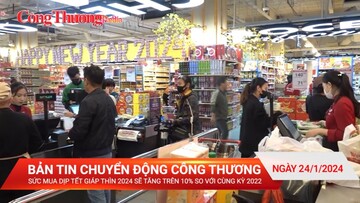 Sức mua dịp Tết Giáp Thìn 2024 sẽ tăng trên 10% so với cùng kỳ 2022