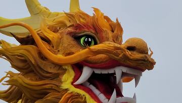 Cận cảnh linh vật rồng gây bão mạng của nghệ nhân Đinh Văn Tâm