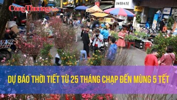 Dự báo thời tiết từ 25 tháng Chạp đến mùng 5 Tết