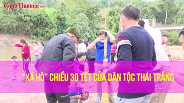 “Xá hô” chiều 30 Tết của dân tộc Thái trắng