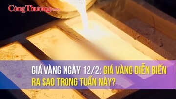 Giá vàng ngày 12/2: Giá vàng diễn biến ra sao trong tuần này?