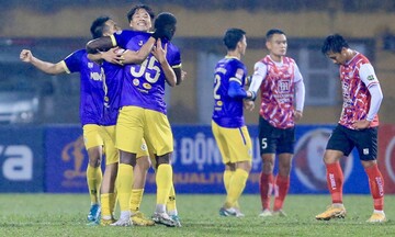 Hà Nội FC thắng áp đảo CLB TP. Hồ Chí Minh