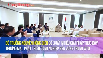 Bộ trưởng Nguyễn Hồng Diên đề xuất nhiều giải pháp thúc đẩy thương mại, phát triển công nghiệp bền vững trong WTO