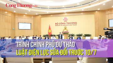 Trình Chính phủ Dự thảo Luật Điện lực sửa đổi trước 10/7