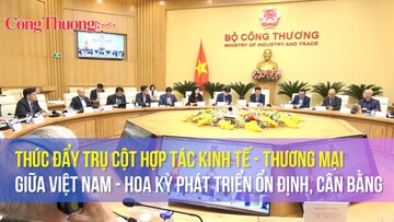 Thúc đẩy trụ cột hợp tác kinh tế - TM giữa Việt Nam - Hoa Kỳ phát triển ổn định, cân bằng