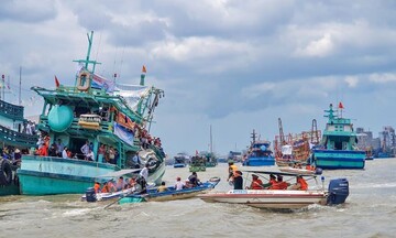 Cà Mau: Tưng bừng lễ hội Nghinh Ông Sông Đốc