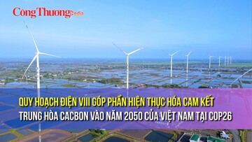 Quy hoạch điện VIII góp phần hiện thực hóa cam kết trung hòa Cacbon vào năm 2050 của Việt Nam tại COP26