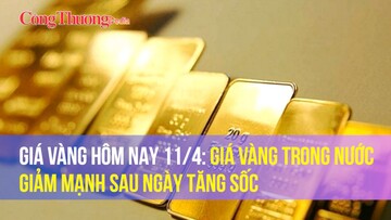Giá vàng hôm nay 11/4: Giá vàng trong nước giảm mạnh sau ngày tăng sốc