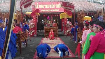 Hà Nội: Lễ hội truyền thống làng Duyên Trường mùng 10/3