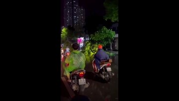 Hà Nội xuất hiện mưa đá, giông lốc, nhiều cây xanh ngã đổ