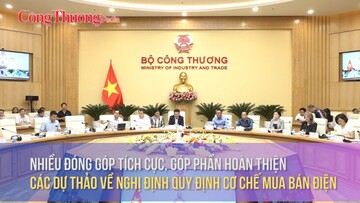Nhiều đóng góp tích cực, góp phần hoàn thiện các dự thảo về Nghị định Quy định cơ chế mua bán điện