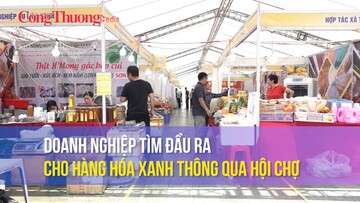 Doanh nghiệp tìm đầu ra cho hàng hóa xanh thông qua hội chợ