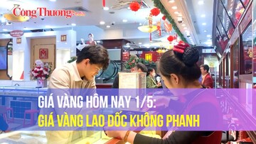 Giá vàng hôm nay 1/5: Giá vàng lao dốc không phanh