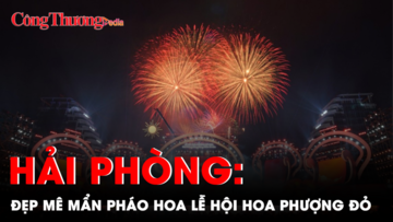 Hải Phòng: Đẹp mê mẩn pháo hoa Lễ hội Hoa Phượng Đỏ 2024