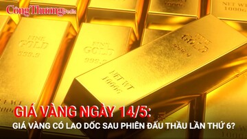 Giá vàng ngày 14/5: Giá vàng có lao dốc sau phiên đấu thầu lần thứ 6?