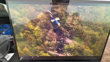 Hình ảnh đầu tiên về tình trạng của chiếc trực thăng chở Tổng thống Iran