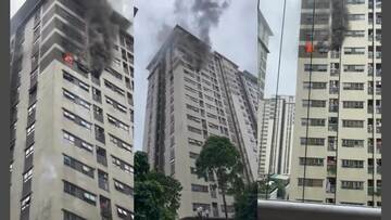 Cháy chung cư The Vesta ở Hà Nội