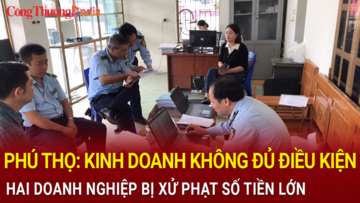 Phú Thọ: Kinh doanh không đủ điều kiện, 2 doanh nghiệp bị xử phạt số tiền lớn