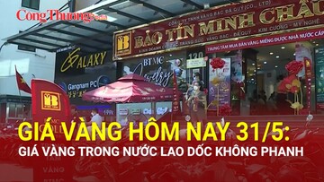 Giá vàng hôm nay 31/5: Giá vàng trong nước lao dốc không phanh