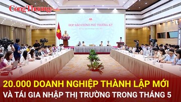 20.000 doanh nghiệp thành lập mới và tái gia nhập thị trường trong tháng 5