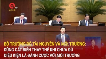 Dùng cát biển thay thế khi chưa đủ điều kiện là đánh cược với môi trường