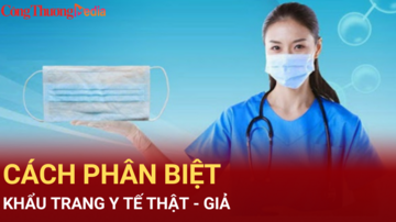 Cách phân biệt khẩu trang y tế thật và giả