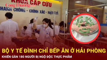 Bộ Y tế đình chỉ bếp ăn nghi khiến gần 180 công nhân ngộ độc thực phẩm ở Hải Phòng