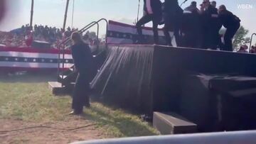 Video hé lộ góc nhìn mới phía sau sân khấu vụ ông Trump bị ám sát hụt