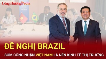 Việt Nam - Brazil: Đẩy mạnh trao đổi hợp tác trong lĩnh vực công nghiệp chế biến, chế tạo, năng lượng