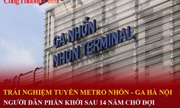 Trải nghiệm tuyến Metro Nhổn - ga Hà Nội, người dân phấn khởi sau 14 năm chờ đợi