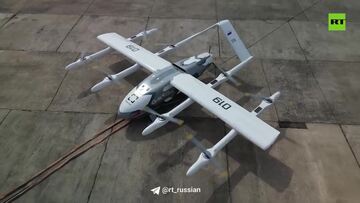 Máy bay vận tải không người lái S-76 cất cánh thẳng đứng được trưng bày tại ARMY-2024