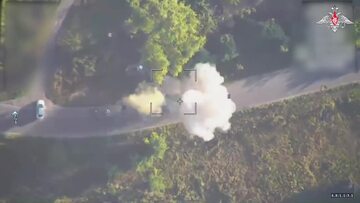 UAV Lancet phá hủy xe bọc thép của lực lượng vũ trang Ukraine ở Kursk