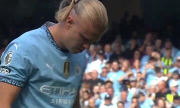 3 bàn thắng của Erling Haaland trong trận đấu với Ipswich Town