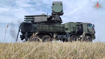 Video hệ thống phòng không Pantsir-S1 Nga bắn hạ UAV của Ukraine ở Kursk