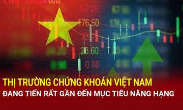 Thị trường chứng khoán Việt Nam đang tiến rất gần đến mục tiêu nâng hạng
