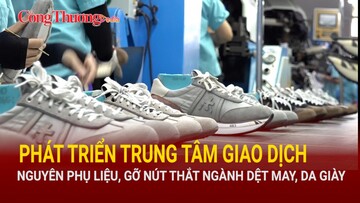 Phát triển trung tâm giao dịch nguyên phụ liệu, gỡ nút thắt ngành dệt may, da giày