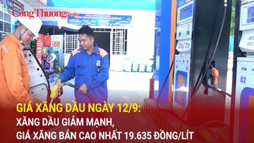 Giá xăng dầu ngày 12/9: Xăng dầu giảm mạnh, giá xăng bán cao nhất 19.635 đồng/lít