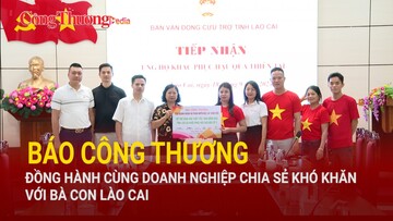 Báo Công Thương đồng hành cùng doanh nghiệp chia sẻ khó khăn với bà con Lào Cai
